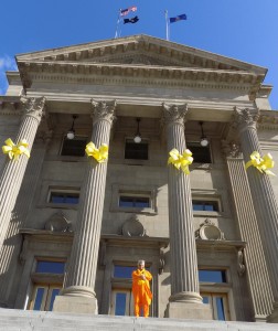Rajan Zed at Idaho Capitol in Boise